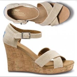 TOMS Sierra Spring Strappy Wedge Platform Sandal